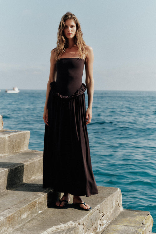 VESTIDO PEPLUM VOLUMEN
